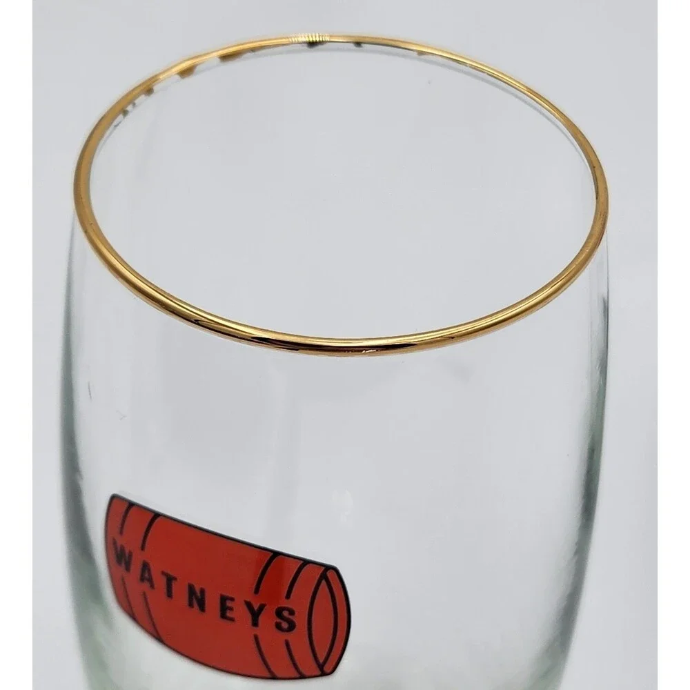 Vintage Watneys 12oz Beer glasses a special collectible edition